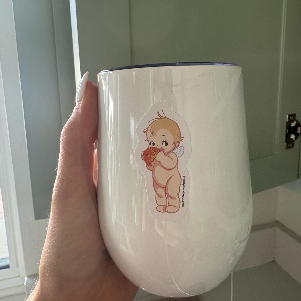 White Angel Design Tumbler